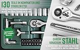 Mannesmann 130 Piece Socket and Bit Set with Reversible Ratchet Handle view 3