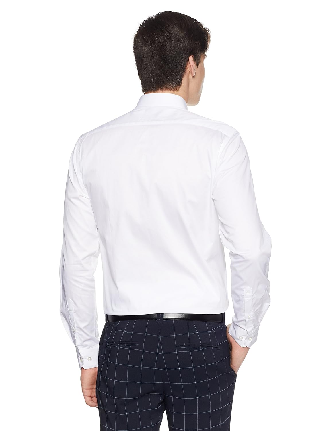 arrow men's solid slim fit formal shirt