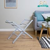 Clair de Lune Self Assembly Natural Moses Basket Folding Stand view 2