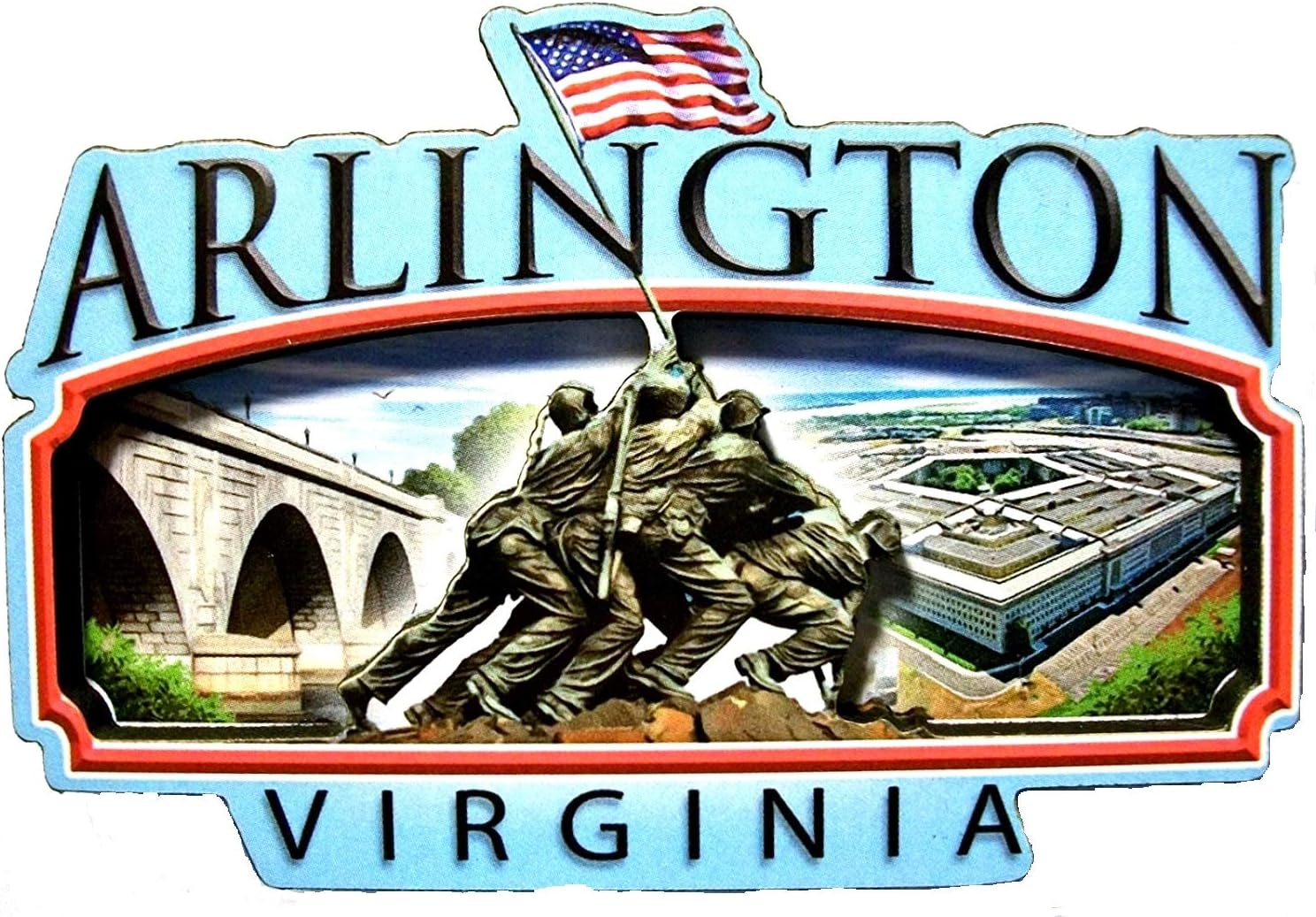 The 10 Best Virginia Arlington Refrigerator Magnet