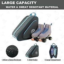 HEXIFUL Skate Bag to Carry Ice Skates, Inline