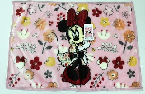 Amazon ミニー 花 キャラクター ひざ掛け毛布 ｸｵｰﾀｰｹｯﾄ 70 100cm 膝掛け毛布 ひざ掛け ハーフケット オンライン通販