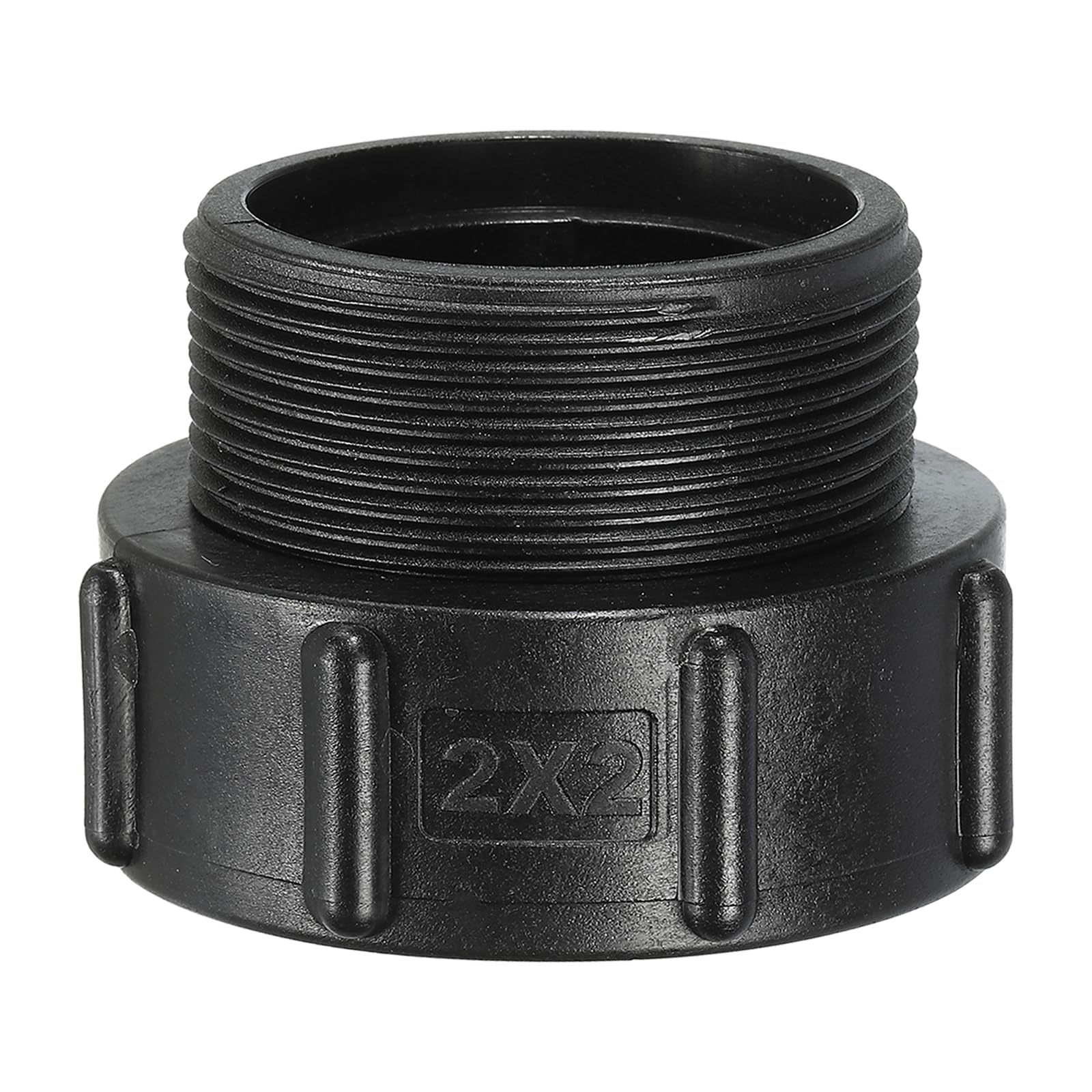 PATIKIL IBC Tote Adapter S60x6 Coarse Thread 2 BSP Male Thread, 275-330 Gallon Drain Tank Fitting for Water Tank Garden Hose