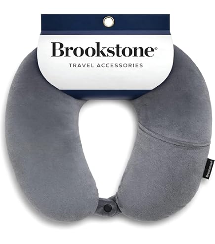 Amazon.com: Sealy Ergonomic Memory Foam Travel Neck Pillow