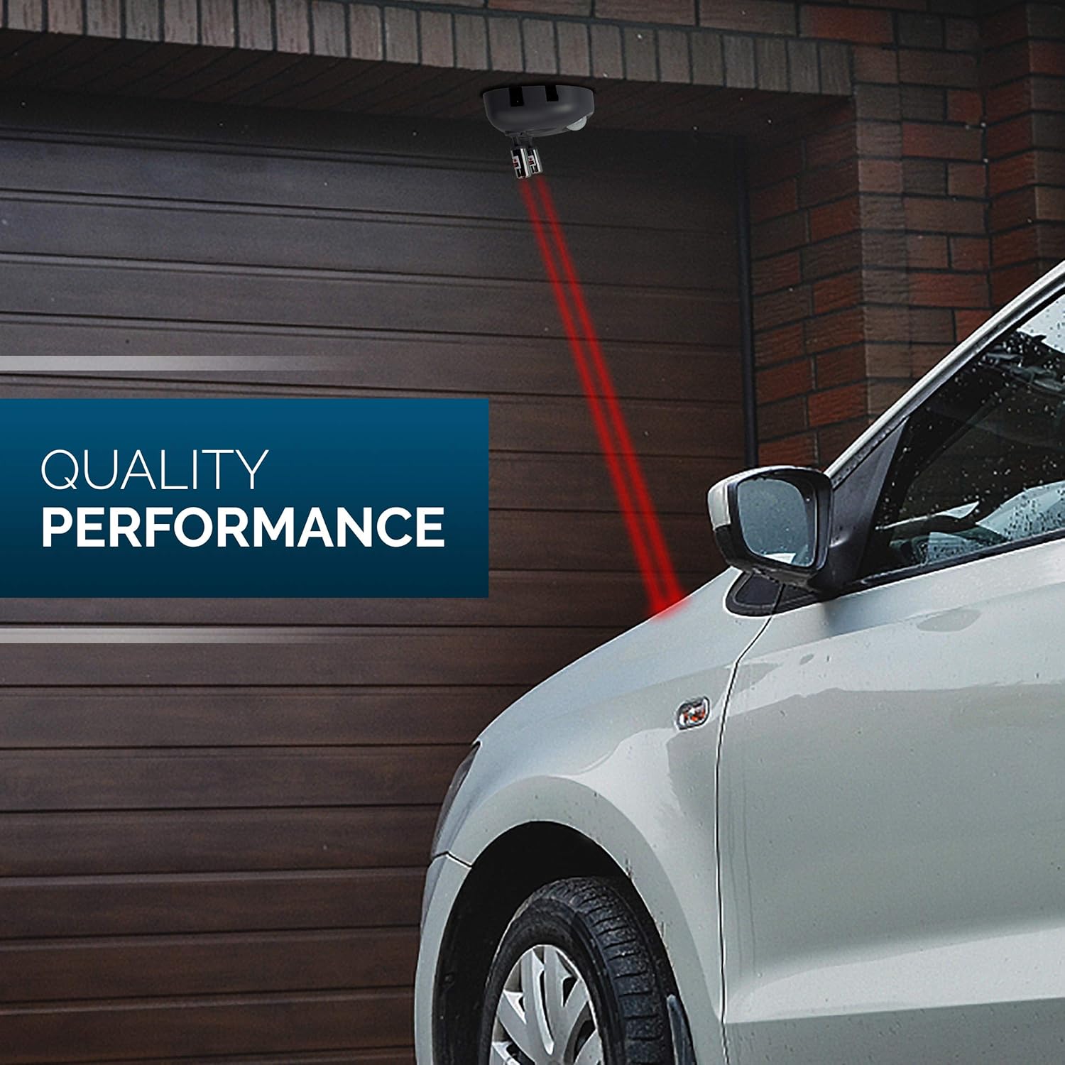 Dual 2 Car Laser Garage Auto Parking Sensor Assist Aid Guide Stop Light System eBay