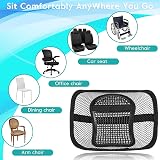m zimoon 2 Pack Mesh Back Support Lumbar Cushion Ergonomic Office Chair view 5