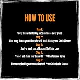 Tru-Tension Luxury Motorcycle Bundle 7 Piece Kit Cleaners Lube Tools view 4