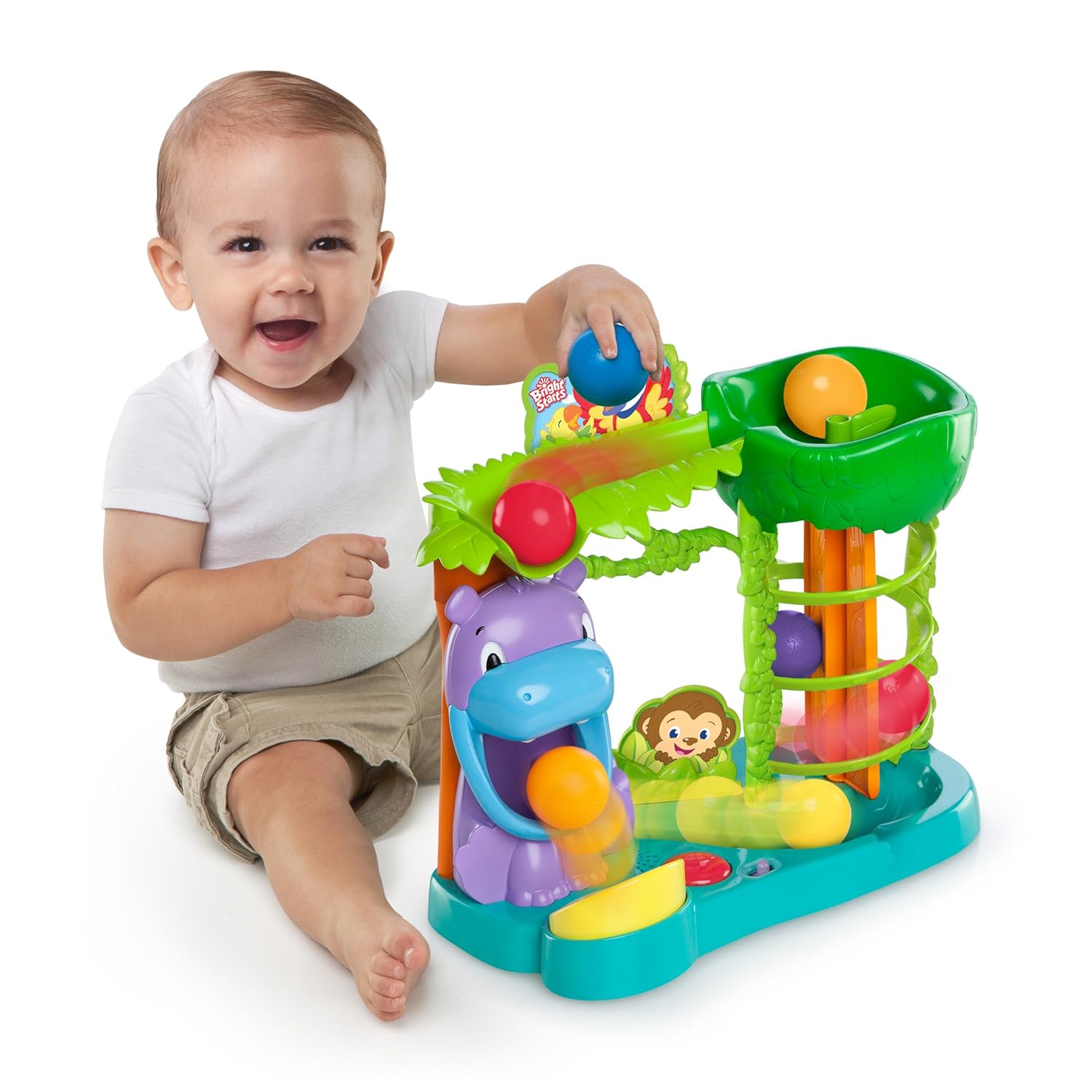 bright starts hippo ball toy