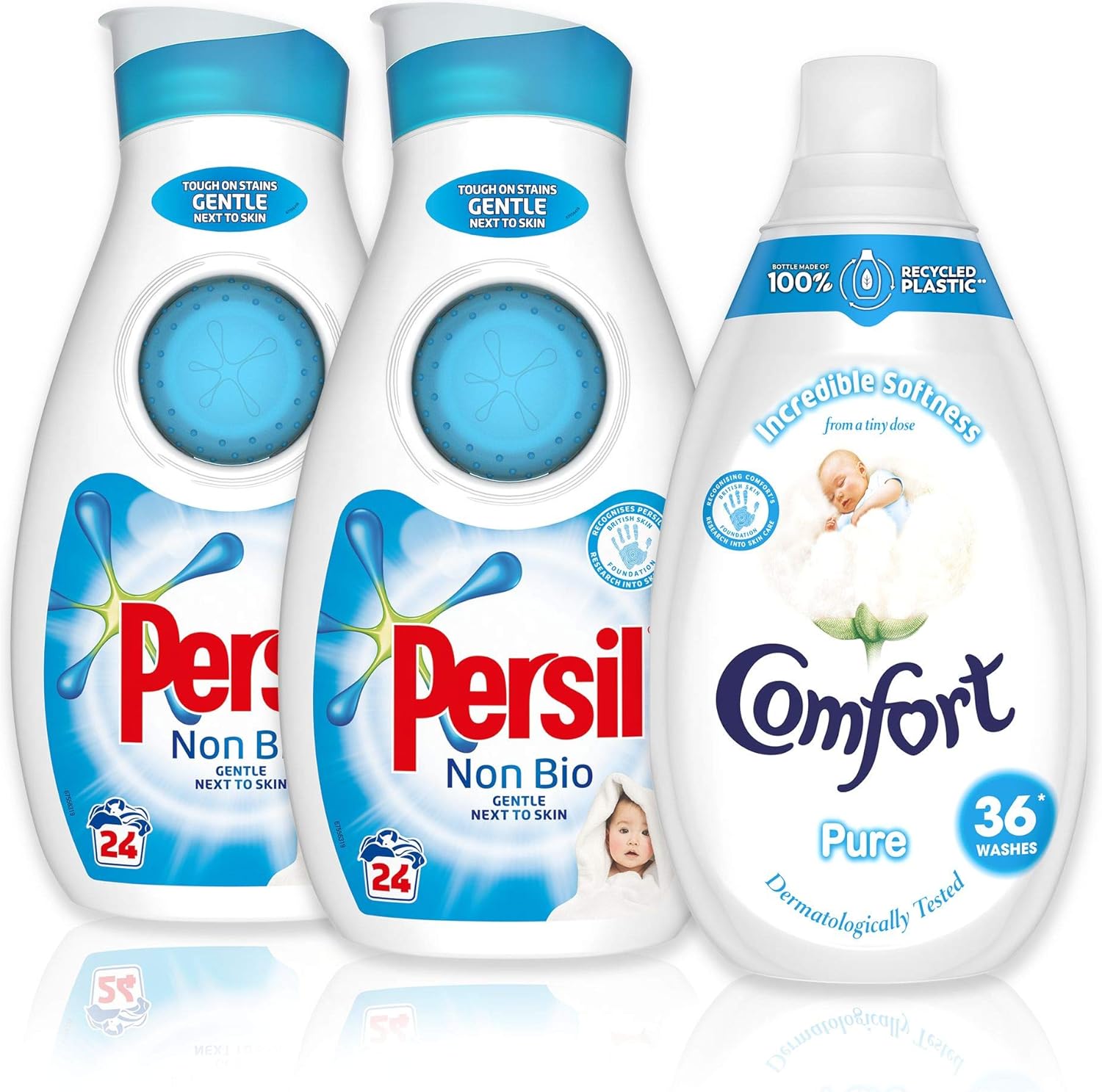Persil and Comfort New Baby Essential Laundry Kit (3 Items) 2 Pack Amazon.co.uk Grocery