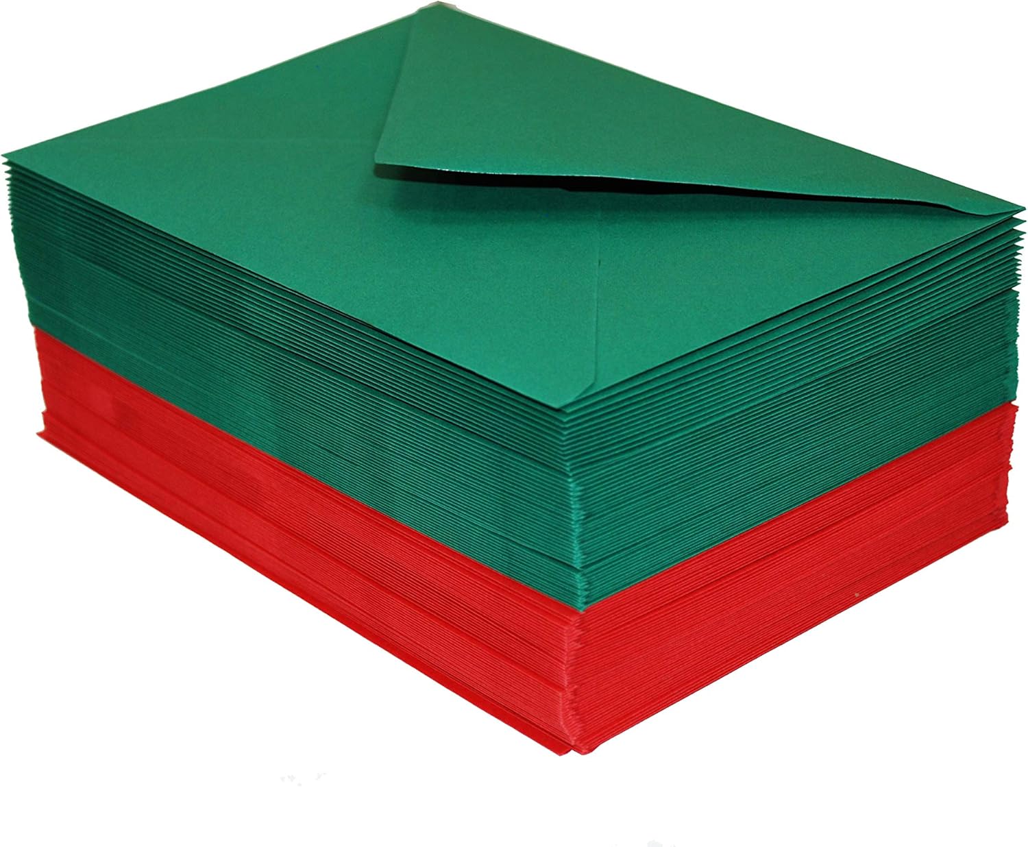 Craft UK 2359-100 C5 Xmas Envelopes (50 Red & 50 Green), Green,Red - Image 3