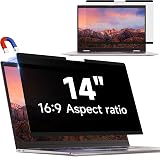 IPROKKO 14 Inch Magnetic Privacy Screen for Laptops 30° Privacy Filter