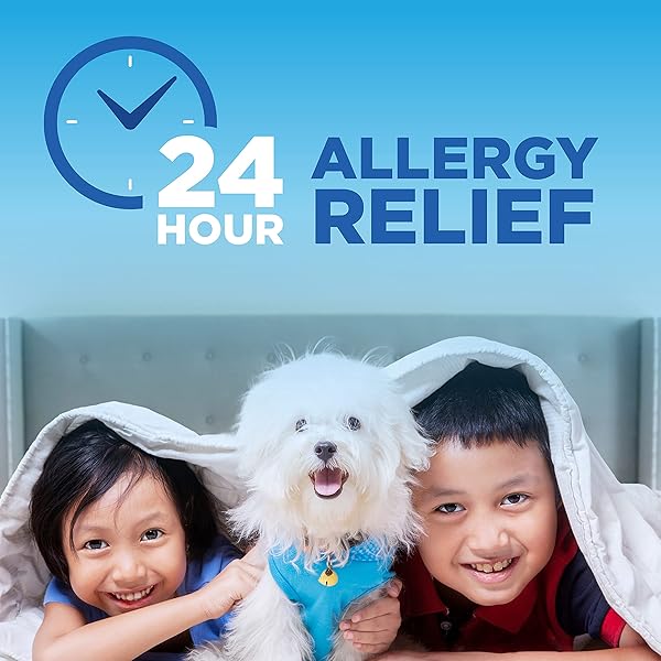AMAZON BASIC CARE CHILDREN’S ALLERGY MEDICINE, 24 HOUR LORATADINE ORAL SOLUTION 5 MG/5 ML, NON-DROWSY ANTIHISTAMINE, GRAPE FLAVOR, AGES 2 AND OLDER, 8 FLUID OUNCES