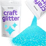 Hemway Baby Blue Iridescent Glitter 100g Microfine for Resin Nails Crafts