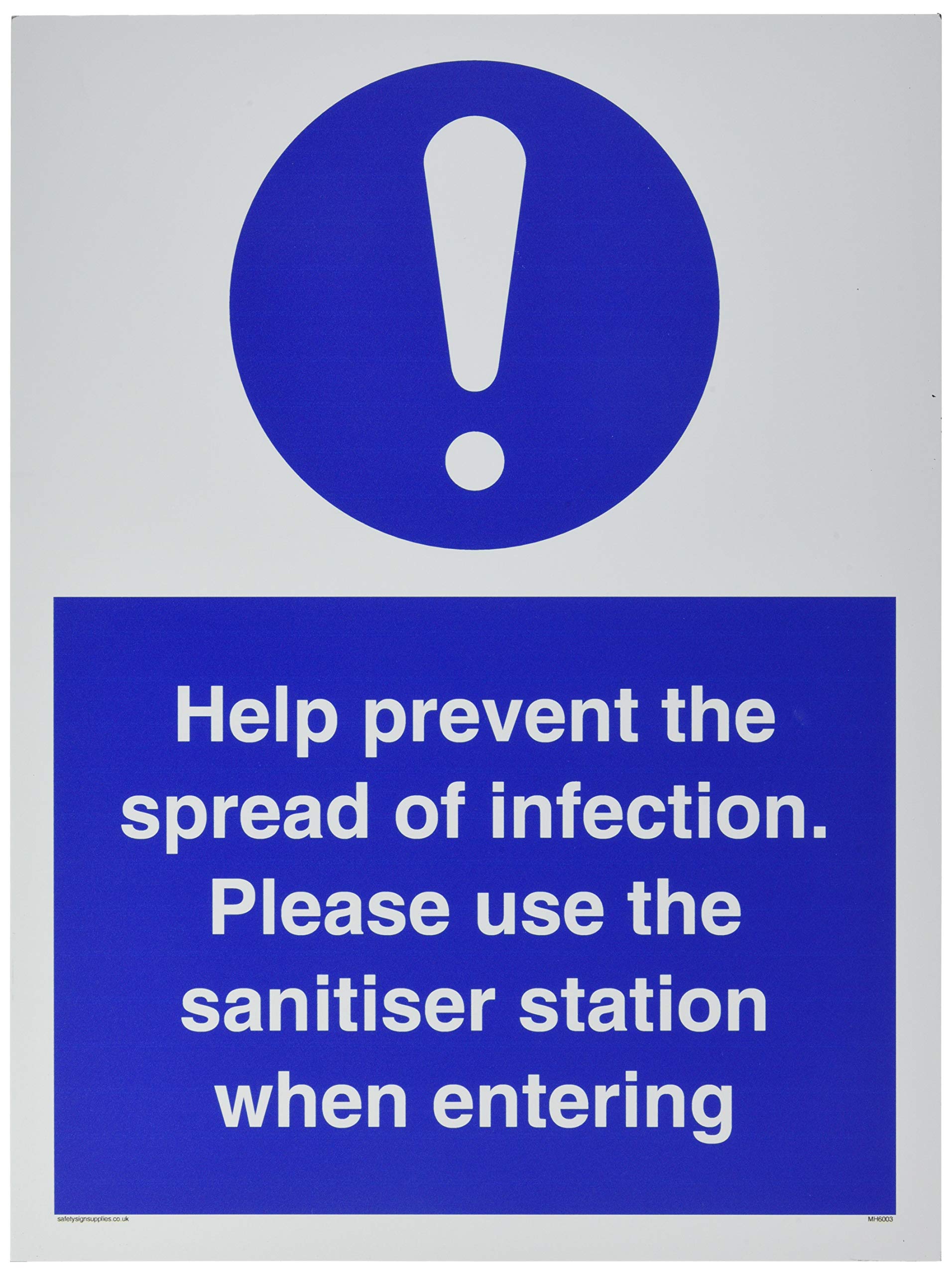 Help prevent the spread of infection. Please use the sanitiser station when entering