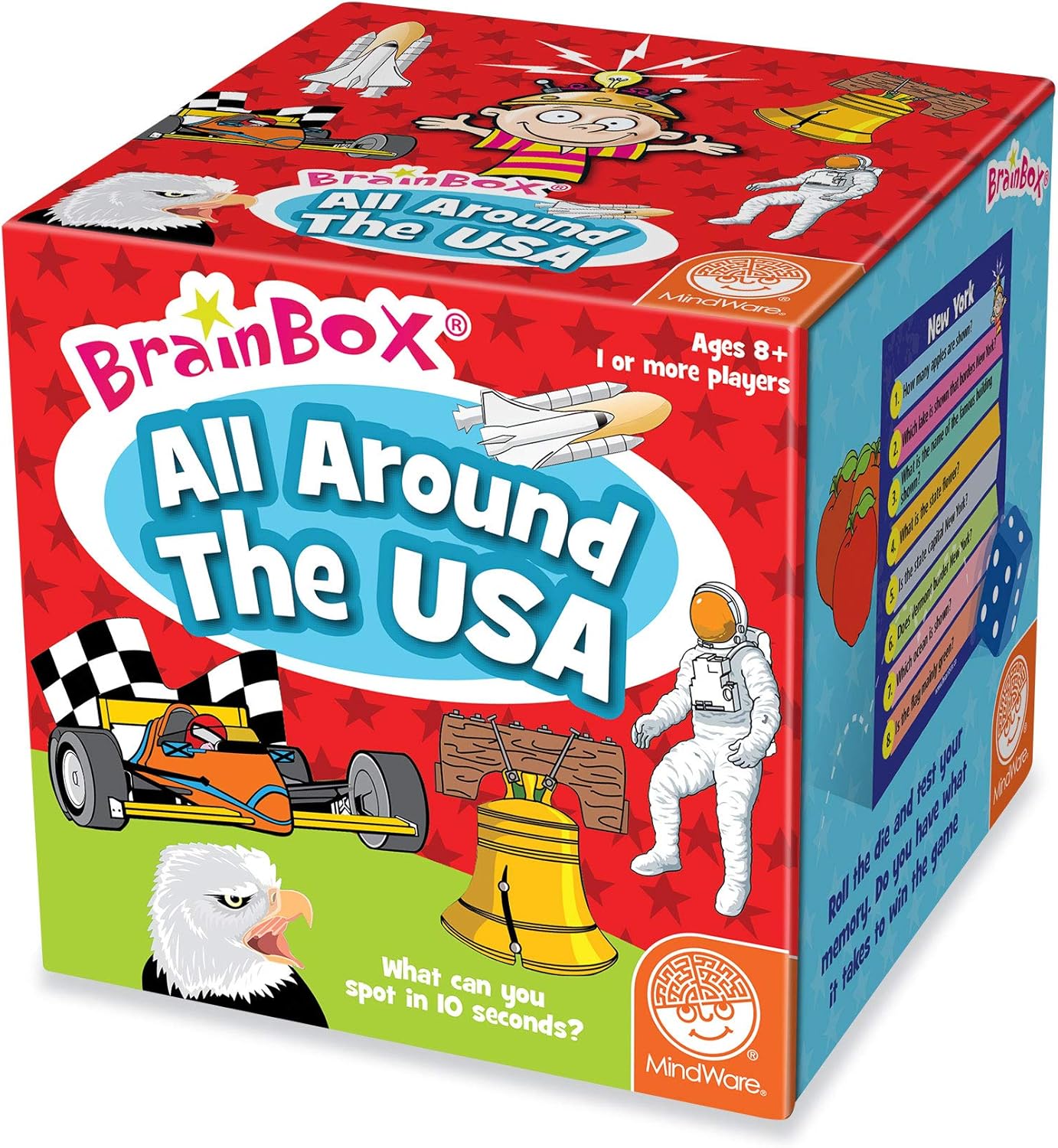 Amazon Com Brainbox All Around The Usa Toys Games