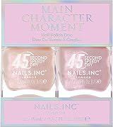 Nails.INC 45 Second Speedy Gloss Main Character Moment Duo Nail Polish