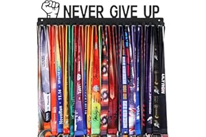 Goutoports Medal Holder Display Hanger - She Believed She Could She Did - Personalized Medal Wall Hanger for Sport Race Runner Sturdy Black Steel Metal Over 60 Medals Easy to Install