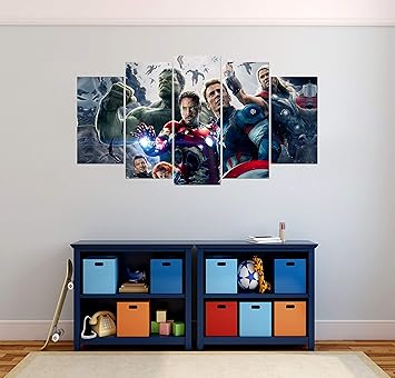 Impression Wall Decor Vinyl Avengers Pieces Sticker Cover Area 39x21 Inches