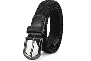 CHAOREN Braided Boys Belt, 1" Stretch Youth Baseball Belt, For Golf And Casual Wear
