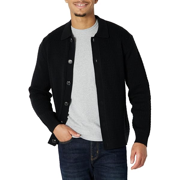 Amazon.com: Amazon Essentials Men's Long-Sleeve Fleece Shawl