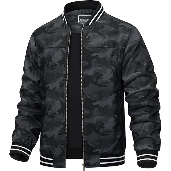 Amazon.com: Men's PU Zipper Varsity Jacket Vintage Streetwear