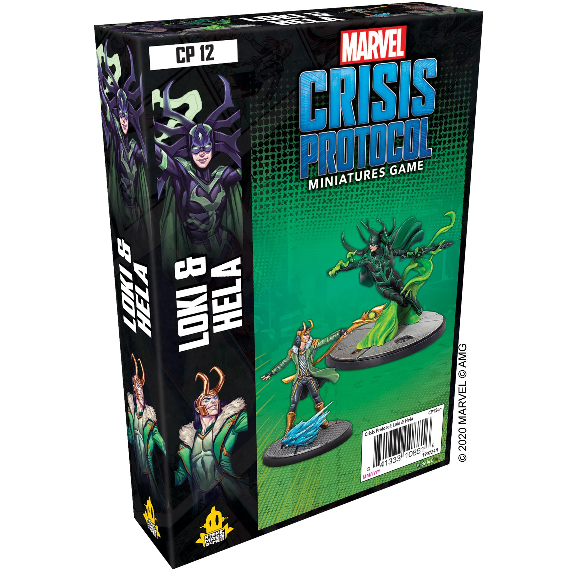 Atomic Mass Games - Marvel Crisis Protocol: Character Pack: Loki and Hela - Miniature Game
