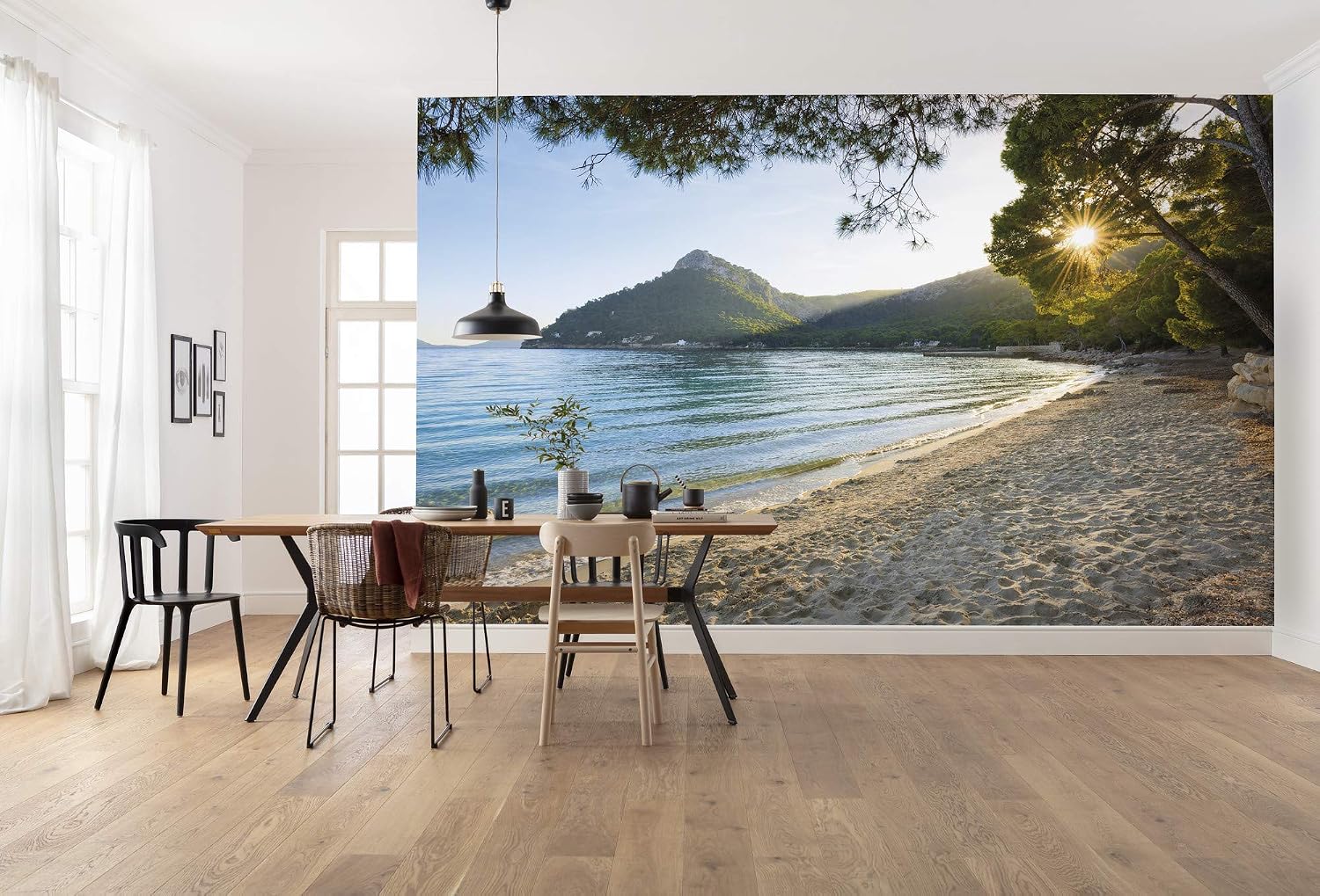 Komar SHX9-053 Non-Woven Photo Wallpaper XXL Decoration Nature Landscape Bedroom Living Room Office Hallway 450 x 280 cm Wide x Height Multi-Coloured