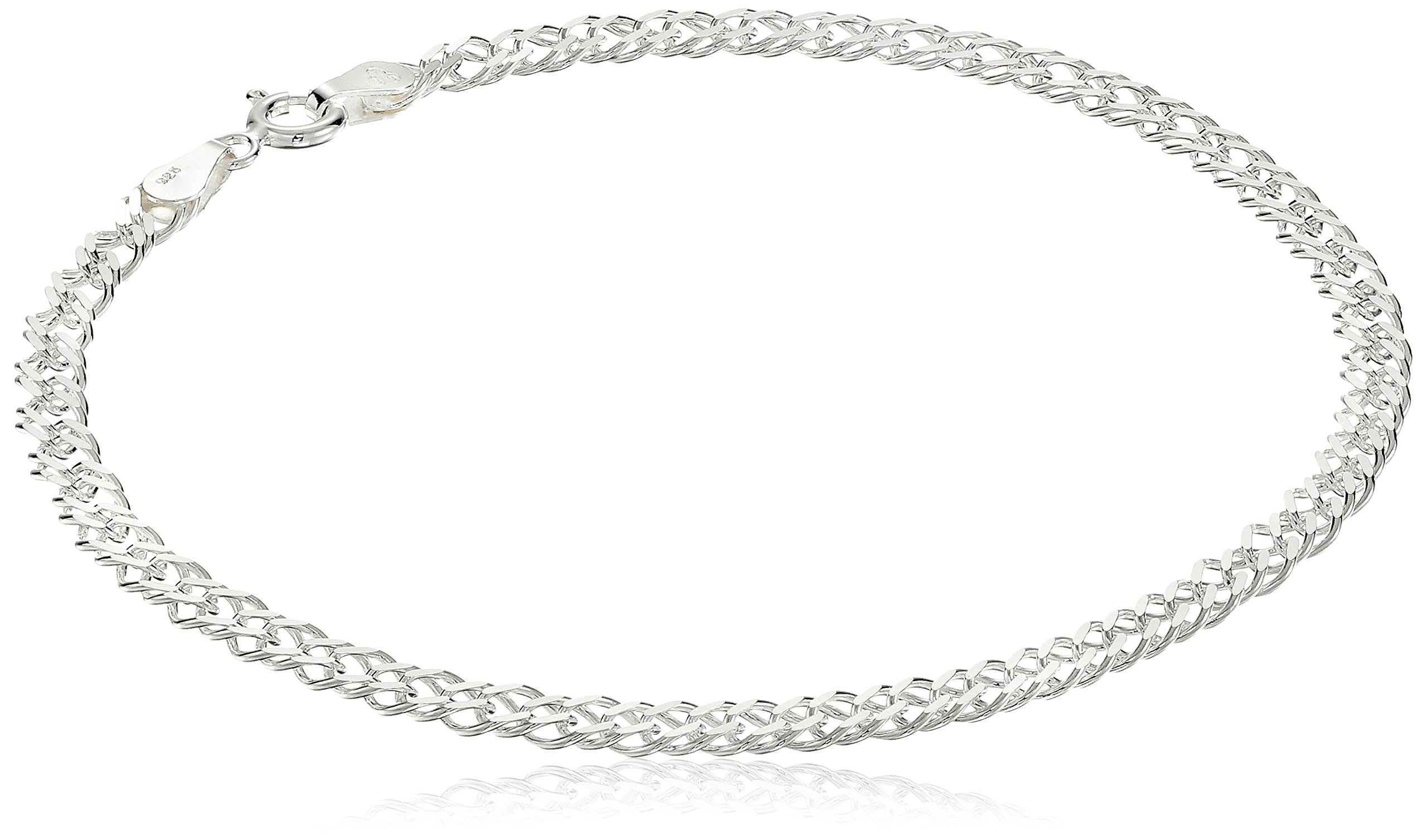 Sterling Silver Interlocking Geometric Link Bracelet The Best Gift Ideas For Your Girlfriend