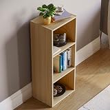 Vida Designs Oxford 3 Tier Cube Bookcase Oak Wood Shelving Display Unit view 7