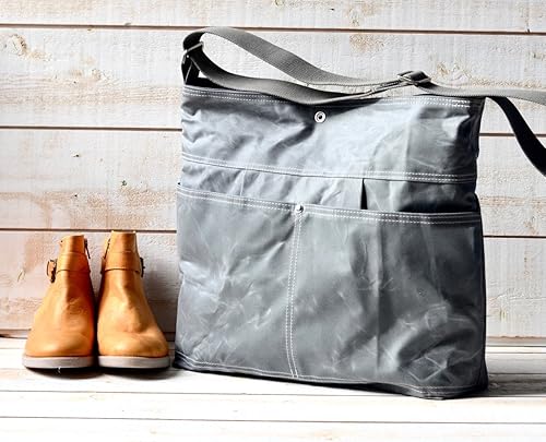 waxed canvas diaper bag