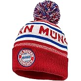 Bayern Munich Knit Beanie Winter Hat, Bayern Soccer Skull Cap Beanie Red