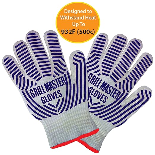 Oven Gloves For Grilling Smoking Use As Hot Oven Mitts Pot Holders - Grill Gloves Heat Resistant to 932F