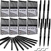 MotiMind 96 Pcs Black Felt Tip Pens 0.7mm Medium Point Pens Bulk, Felt Tip Markers for Journaling, Writing, Note Taking, Planner, Ideal for Office School Art Supplies Gift