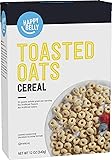 Amazon Brand - Happy Belly Toasted Oats Cereal, 12 oz