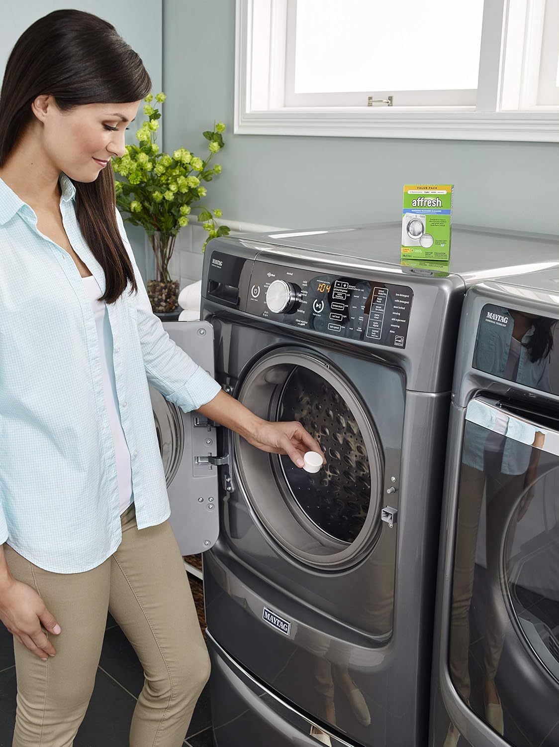 Affresh W10501250 Washing Machine Cleaner, 6 Tablets: Cleans Front Load and Top Load Washers, Including HE: Home Improvement