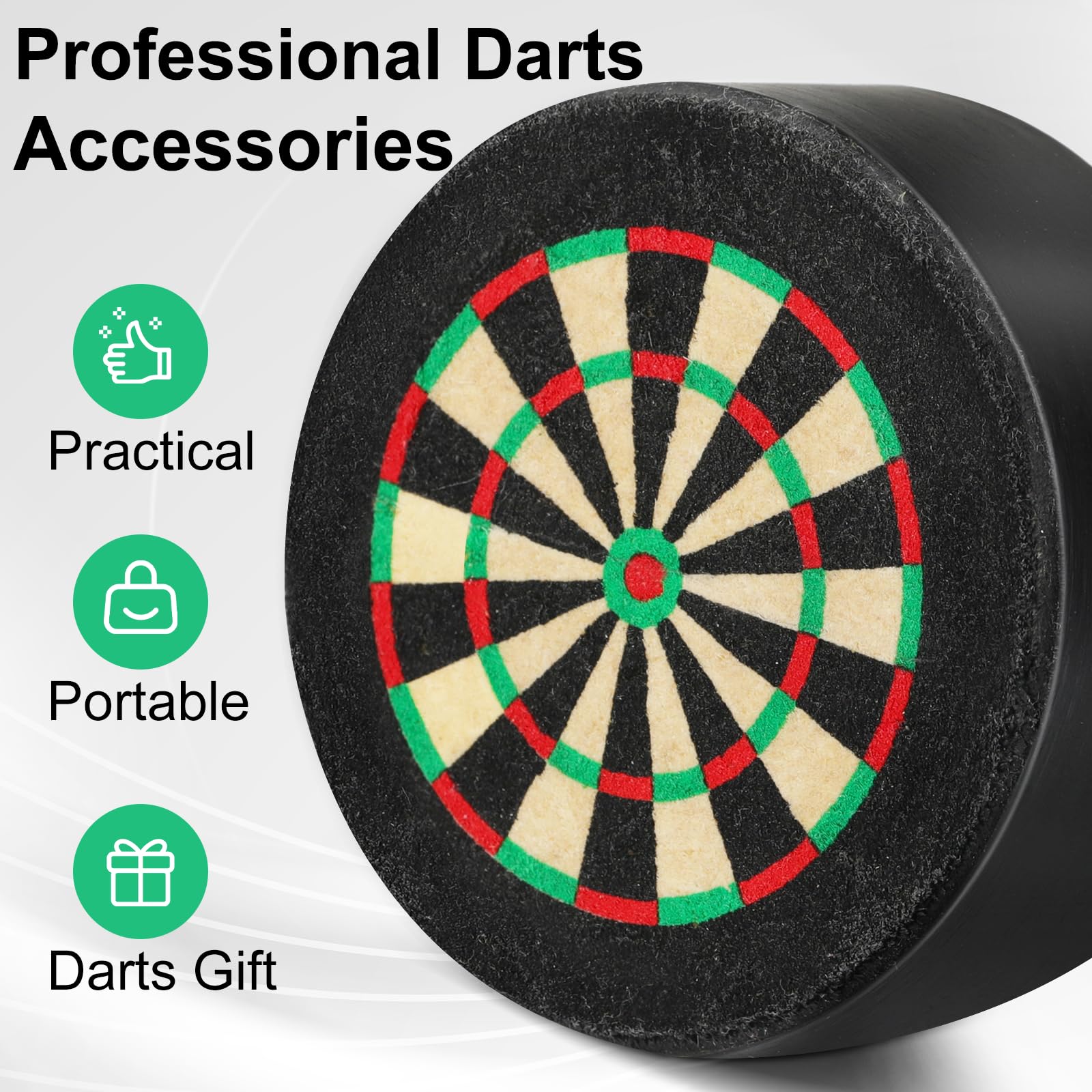 Sisal Dart Halter, Heavy Duty Dartpfeile Halterung Display Dartpfeil Ständer Mini Darthalter Dartständer, Tragbares Darts Rack Pfeil Aufbewahrung Holder Geschenke für Dartfans Dartspieler Männer 4