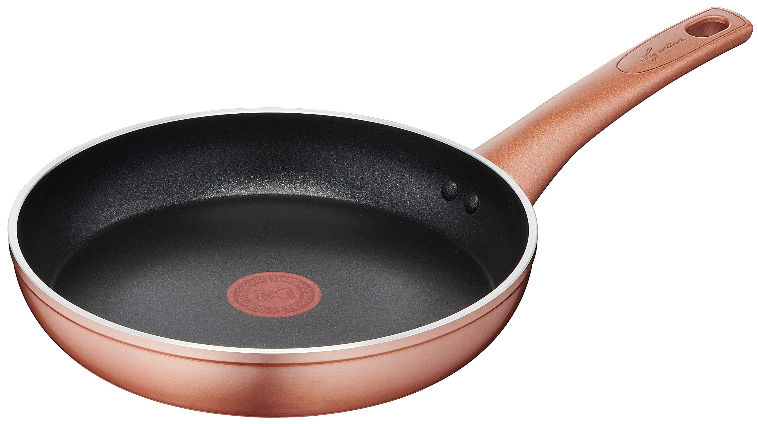 Lagostina Copper-Effect Outdoor Frying Pan, Non-Stick Aluminium, Diameter 24 cm, Black