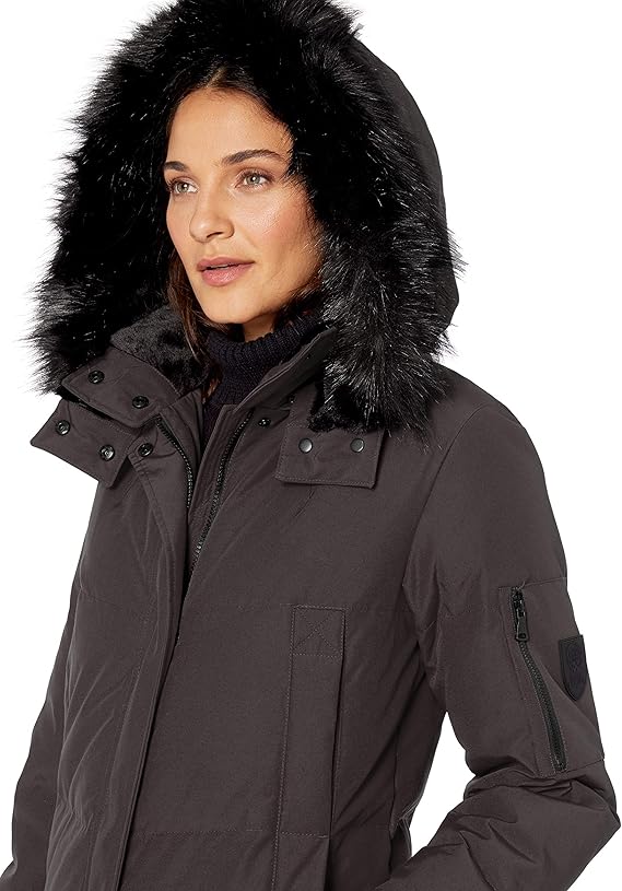 Vince Camuto 中长款女式棉服外套 1折.74 海淘转运到手约￥322