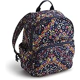 Vera Bradley Women's Premium Cotton Small Banbury Backpack, Starry Paisley, One Size
