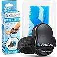 VibraCool - Plantar Fasciitis Relief - Vibrating Ice Pack - Intense Foot & Heel Pain Relief - Mechanical Stimulation - Cold Pad Device - As Seen on Shark Tank - Battery Powered