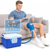 Programable Cold Therapy Machine, Large 13-Quart Ice Therapy Machine for Knee After Surgery, Quiet Pump Cryotherapy - Strong Adjustable Ice Packs for Pains Relief, Post Surgery Sports Injuries