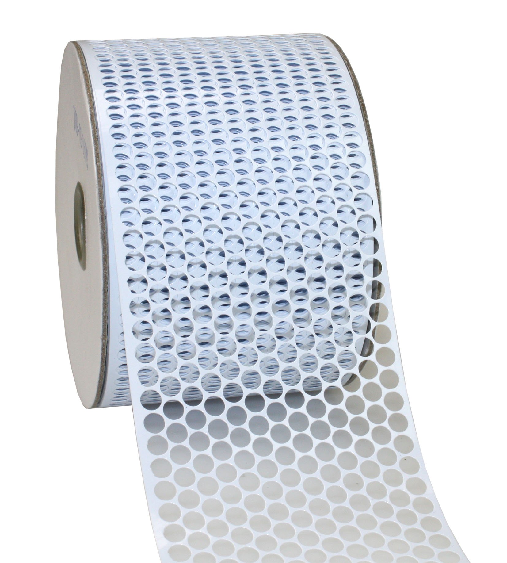 C.E. Pattberg Chicago Perforated Ribbon - White, 45 m Gift Band for Wrapping and Decorating, 80 mm Width, Metallic Ribbon for Weddings, Easter, Christmas, Birthdays, Crafting Ideas and Decorations — image 1