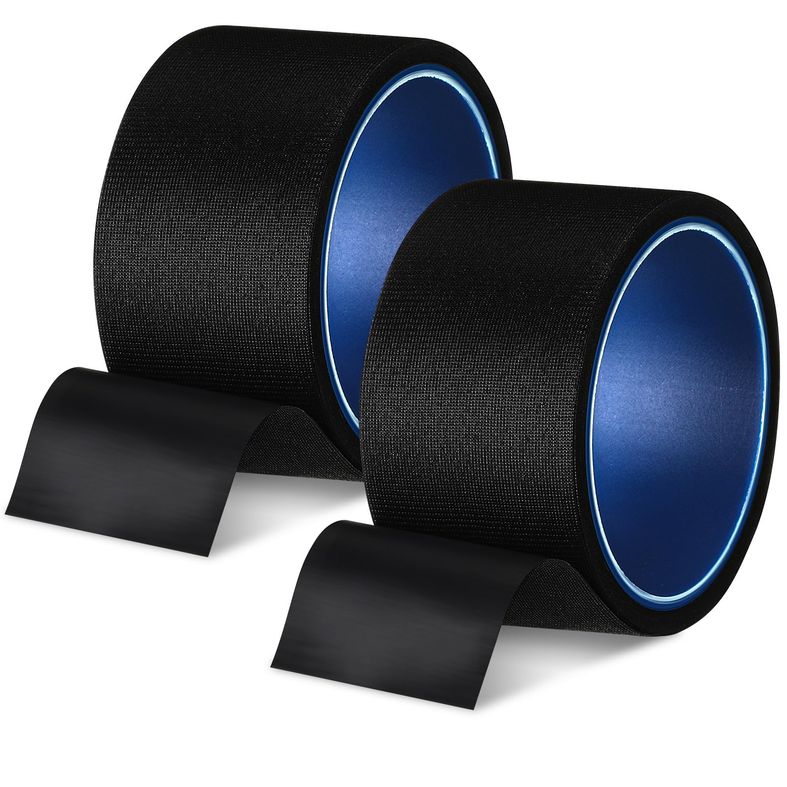 Photo 1 of VioraWhite 2 Rolls 2 Inch Wetsuit Repair Iron on Seam Tape 16.4 ft Waterproof Sealing Patch for Neoprene Wetsuit Drysuit Fishing Suits Industrial Standard Carrier Material Black Color