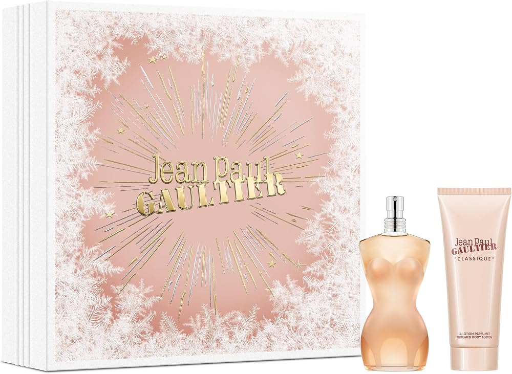 Jean Paul Gaultier Classique Women's Perfume EDT 50ml Body Lotion 75ml Gift Set