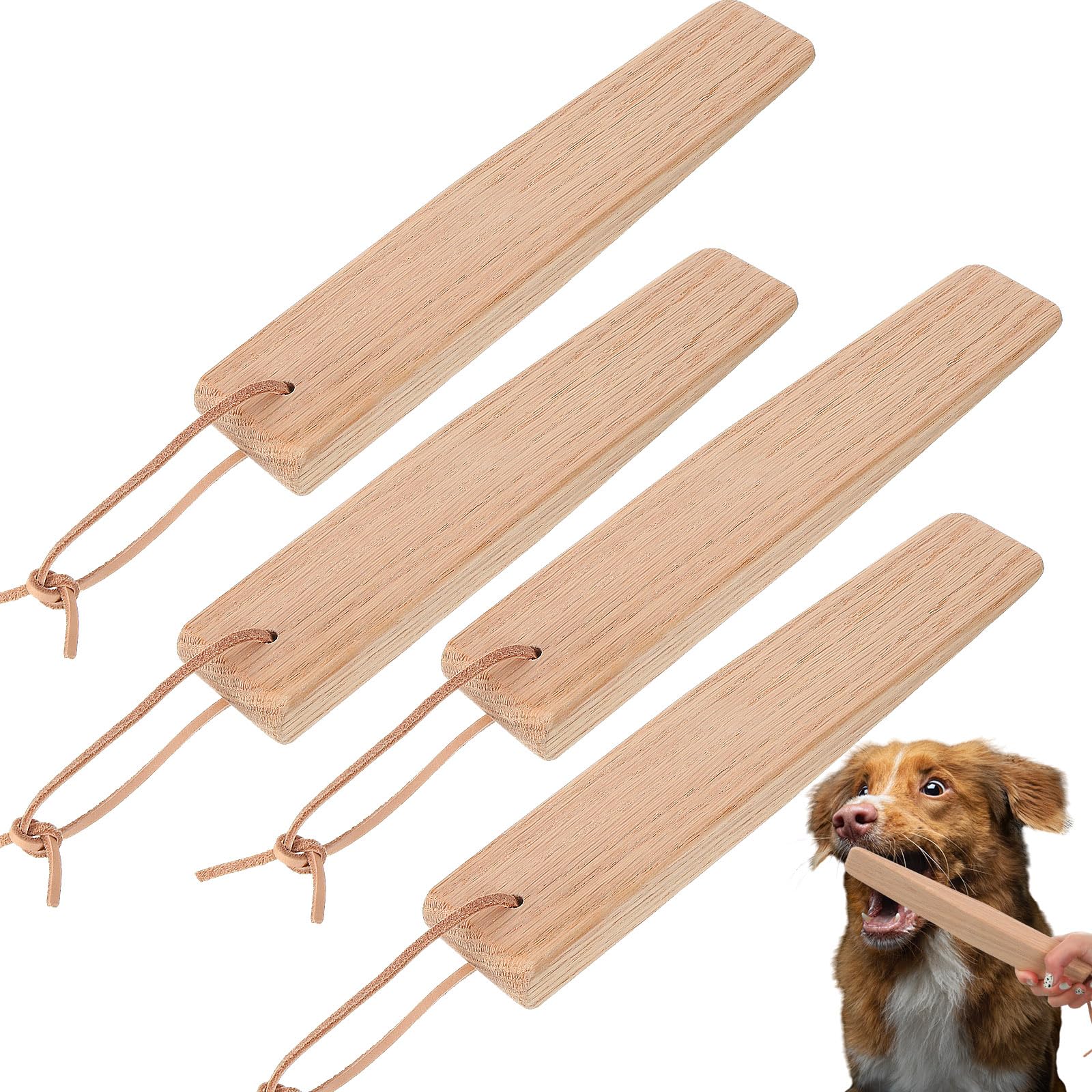 Photo 1 of Barydat 4 Pcs Break Stick Dog Fight 10.04'' x 1.77'' x 0.79'' Dog Stick Toy with Ropes for Training German Shepherd Most Dogs