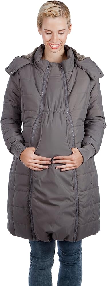 maternity puffer winter coat