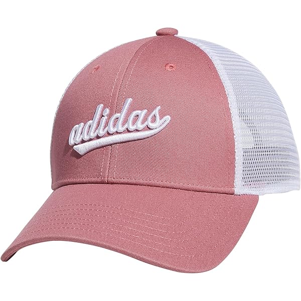 adidas Women's Mesh Trucker Hat, Black/White, One Size at Amazon