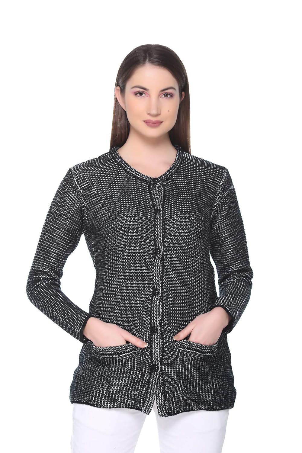montrex women's woolen cardigan
