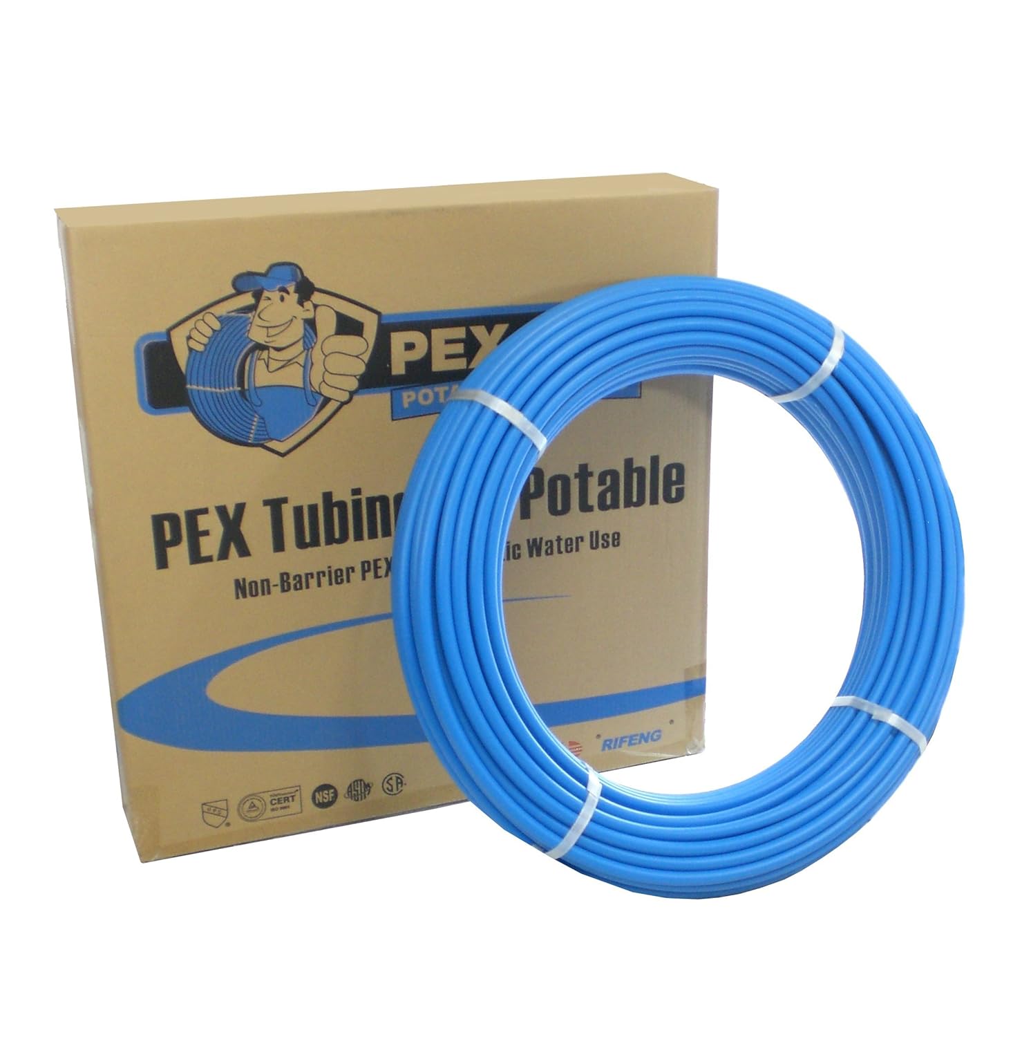 PEX for Potable Water Domestic Water (Blue or Red) - PEX GUY (1" x 300 Ft, Blue)