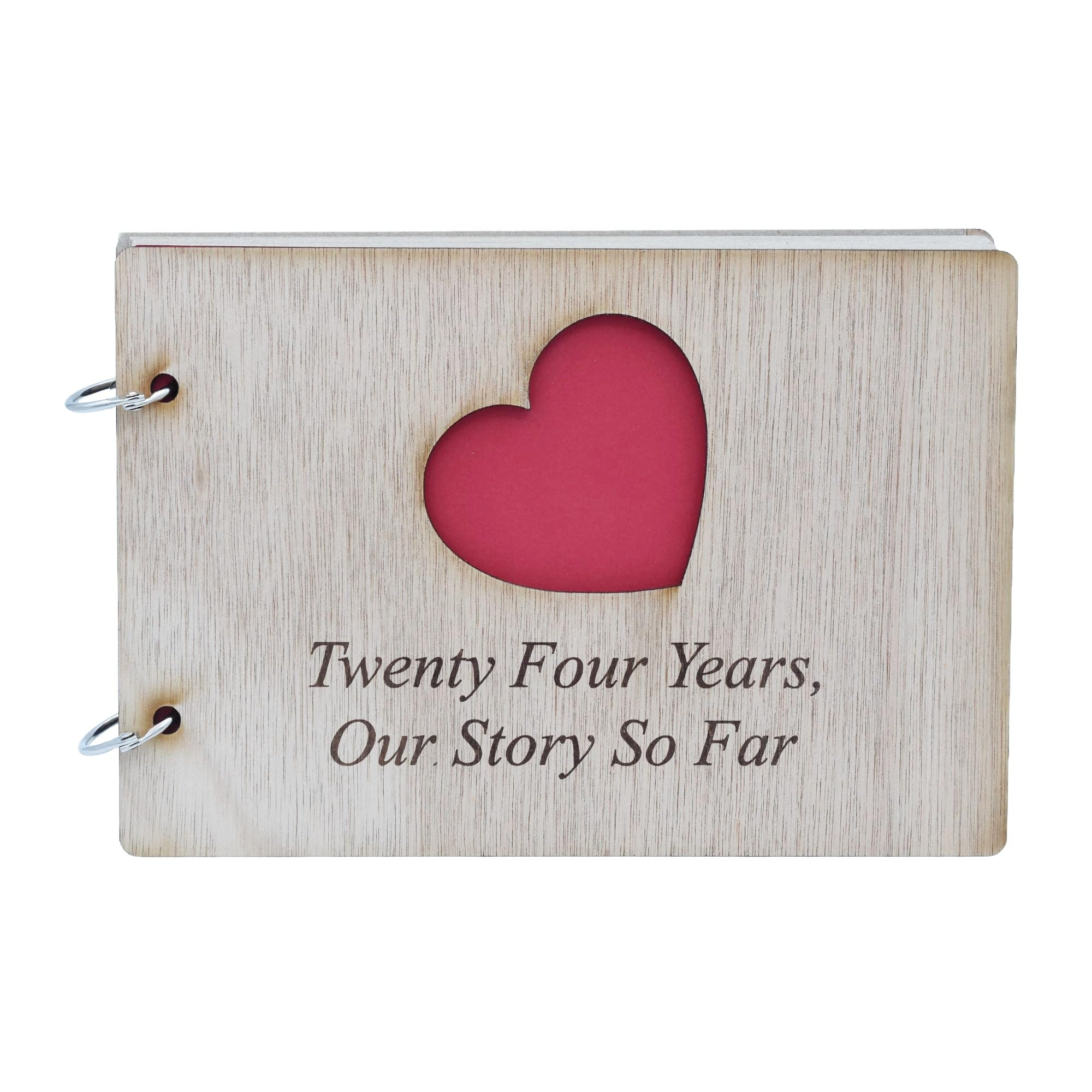 24 Years Our Story So Far - Scrapbook, Photo album or Notebook Idea For 24th Anniversary